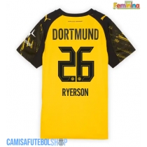Camisa de time de futebol Borussia Dortmund Julian Ryerson #26 Replicas 1º Equipamento Feminina 2025-26 Manga Curta